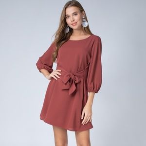 Marsala dress